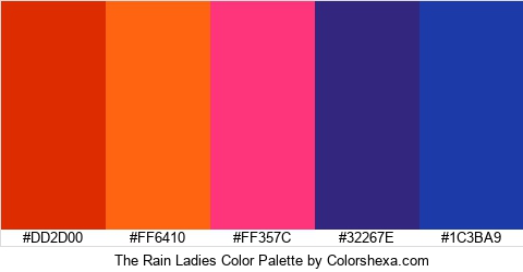 The Rain Ladies Color Colors Logo