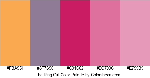The Ring Girl Color Colors Logo