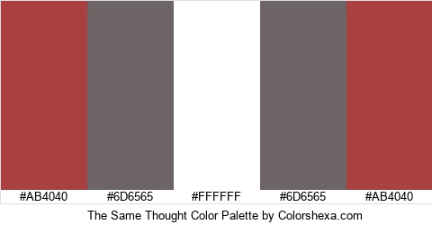 The Same Thought Color Colors Logo