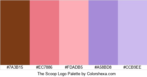 The Scoop Logo Colors Logo