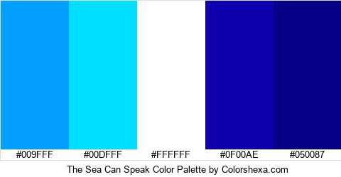 The Sea Can Speak Color Colors Logo