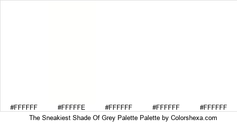 The Sneakiest Shade Of Grey Palette Colors Logo