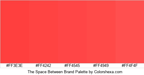 The Space Between Brand Colors Logo