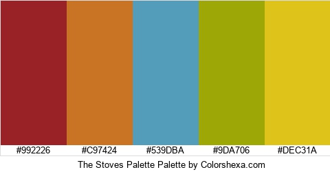 The Stoves Palette Colors Logo