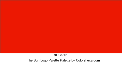 The Sun Logo Palette Colors Logo