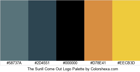 The Sunll Come Out Logo Colors Logo