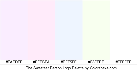 The Sweetest Person Logo Colors Logo