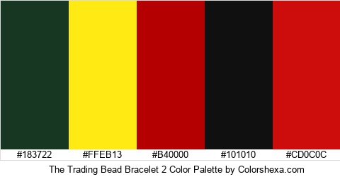 The Trading Bead Bracelet 2 Color Colors Logo