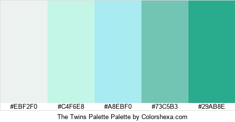 The Twins Palette Colors Logo