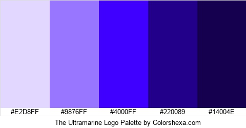 The Ultramarine Logo Colors Logo