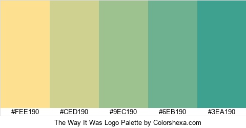 The Way It Was Logo Colors Logo