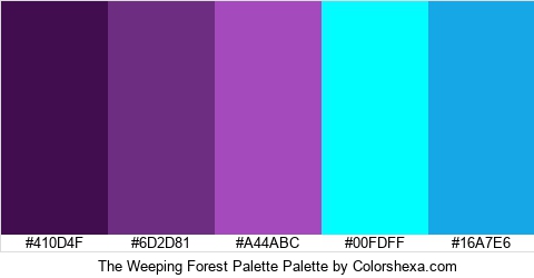 The Weeping Forest Palette Colors Logo