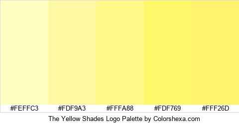 The Yellow Shades Logo Colors Logo