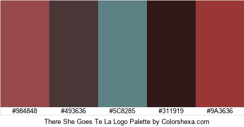 There She Goes Te La Logo Colors Logo