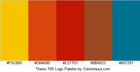 These 70S Logo Colors Logo