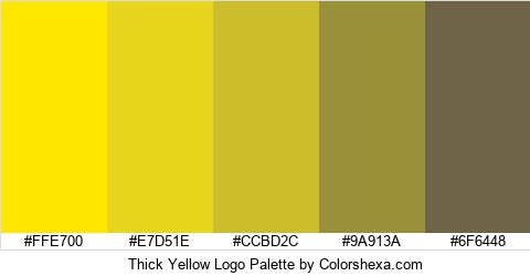 Thick Yellow Logo Colors Logo