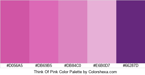 Think Of Pink Color Colors Logo