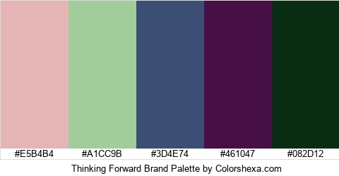 Thinking Forward Brand Colors Logo