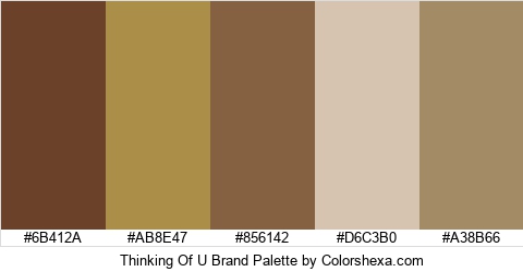Thinking Of U Brand Colors Logo