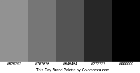 This Day Brand Colors Logo