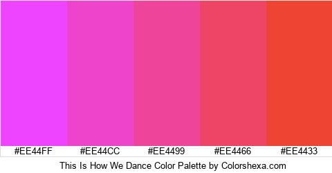 This Is How We Dance Color Colors Logo