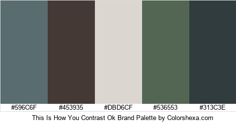 This Is How You Contrast Ok Brand Colors Logo