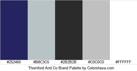 Thomford And Co Brand Colors Logo