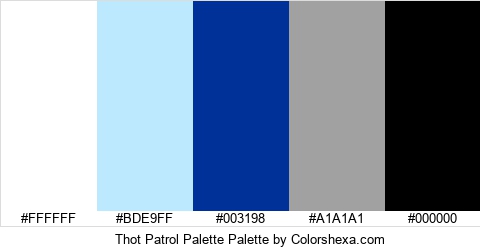 Thot Patrol Palette Colors Logo