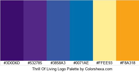 Thrill Of Living Logo Colors Logo