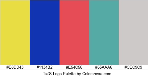 Tia'S Logo Colors Logo