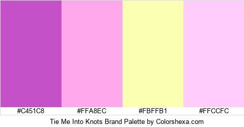 Tie Me Into Knots Brand Colors Logo