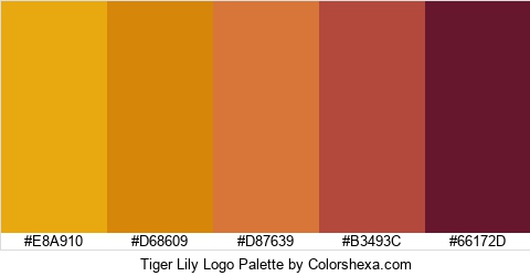 Tiger Lily Logo Colors Logo
