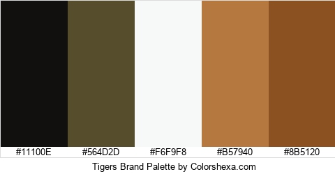 Tigers Brand Colors Logo