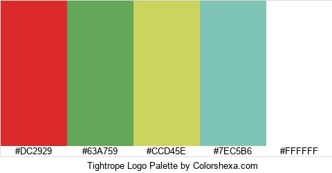 Tightrope Logo Colors Logo