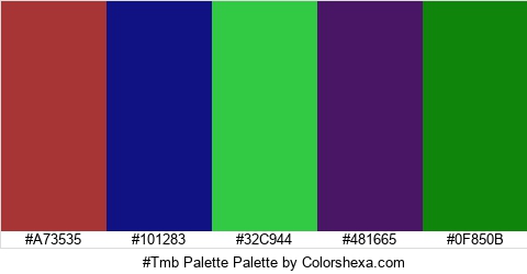 #Tmb Palette Colors Logo