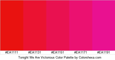 Tonight We Are Victorious Color Colors Logo