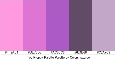 Too Preppy Palette Colors Logo