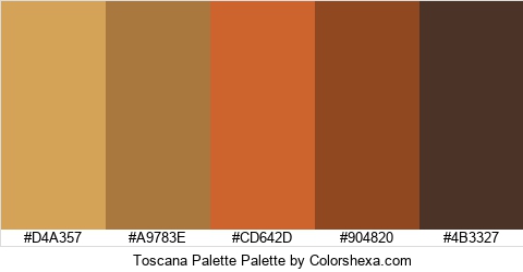 Toscana Palette Colors Logo
