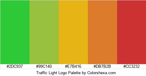 Traffic Light Logo Colors Logo