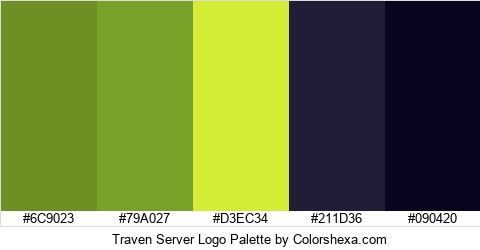 Traven Server Logo Colors Logo