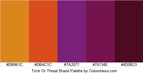 Trick Or Threat Brand Colors Logo