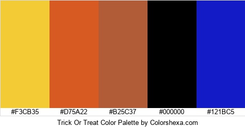 Trick Or Treat Color Colors Logo