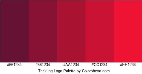 Trickling Logo Colors Logo