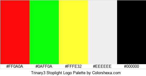Trinary3 Stoplight Logo Colors Logo
