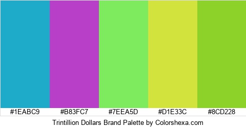 Trintillion Dollars Brand Colors Logo