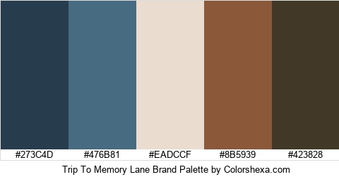 Trip To Memory Lane Brand Colors Logo