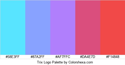 Trix Logo Colors Logo