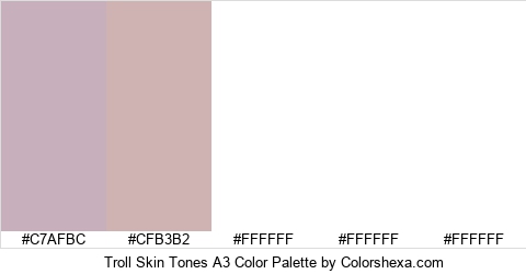Troll Skin Tones A3 Color Colors Logo