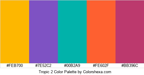 Tropic 2 Color Colors Logo