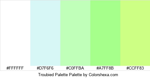 Troubied Palette Colors Logo
